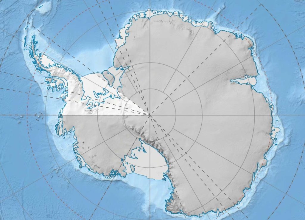 new antartica map