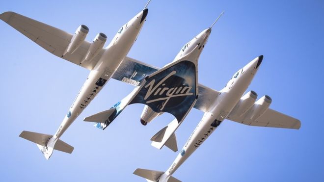 Virgin Galactic sends its first traveler to the edge of space