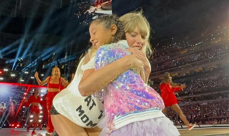 Taylor Swift shares sweet moment with Kobe Bryant’s daughter